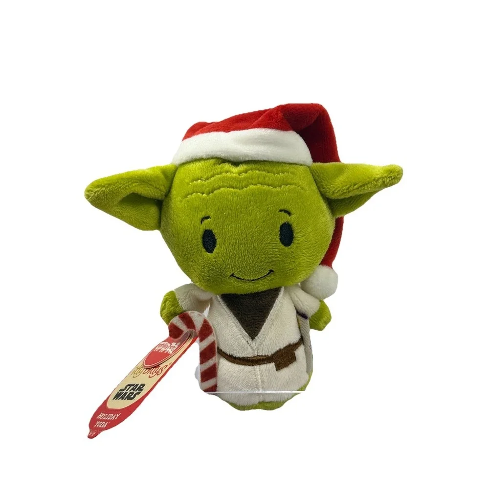 Hallmark itty bittys Star Wars Holiday Yoda Santa Hat Plush Toys for Tots Exclus